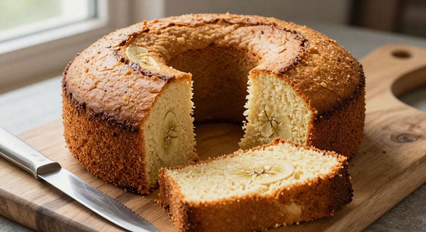 Fluffy Blender Bolo de Banana: Easy Brazilian Banana Cake